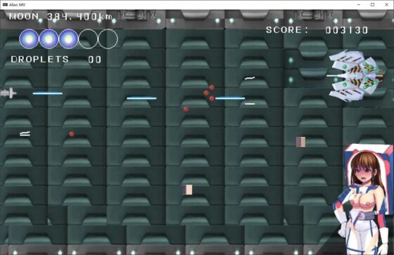 Alien MV(Pixel Game Maker MV 宇宙旅行的动作射击脱衣游戏) [ntrworld] | DLsite 同人 - R18