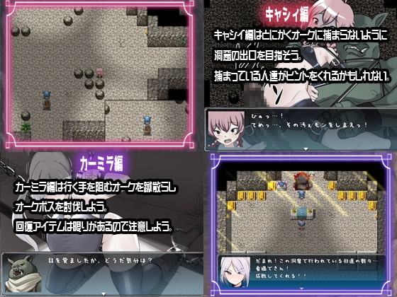 オークの洞窟 ～捕虜になったら肉便器～ [えち小屋ソフト] | DLsite 同人 - R18