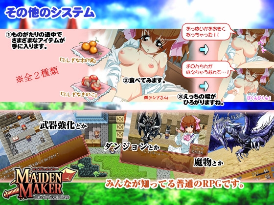 メイデンメイカー ～姫とメイドと魔術師のRPG～ [M.O製作所] | DLsite 同人 - R18