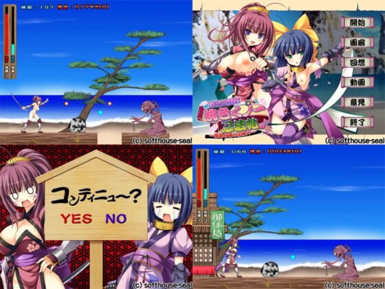 淫らに滅殺! 桃色くノ一忍法帖♪ ～陵姦将軍の淫棒!?～ [softhouse-seal] | DLsite 同人 - R18