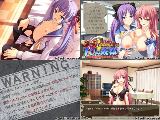 姉と妹をいいなりにする10の戒律 ～法も姉妹も犯しつくせ!～ [softhouse-seal] | DLsite 同人 - R18