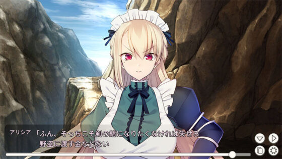 装備制限の呪い メイド騎士アリシア(AleCubicSoft) - FANZA同人