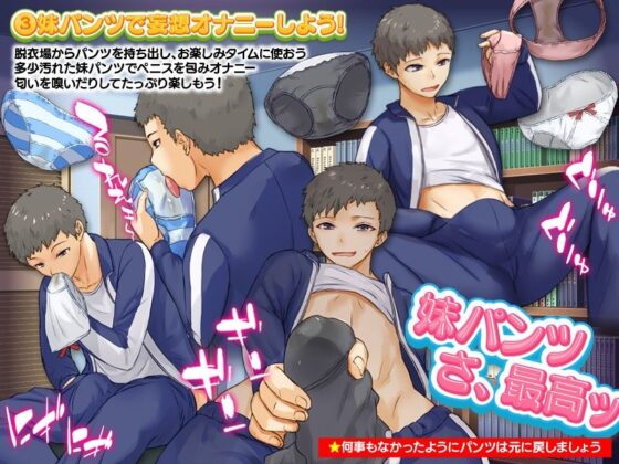 妹が脱衣場で脱いだパンツを部屋に持ってきてしまった夜(Are！) - FANZA同人