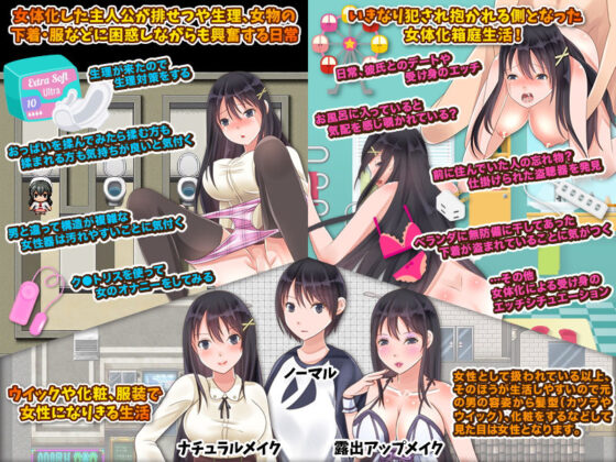 目覚めると突然、身体が女になっていた俺のリアルな女性生活(視萌妻喜) - FANZA同人