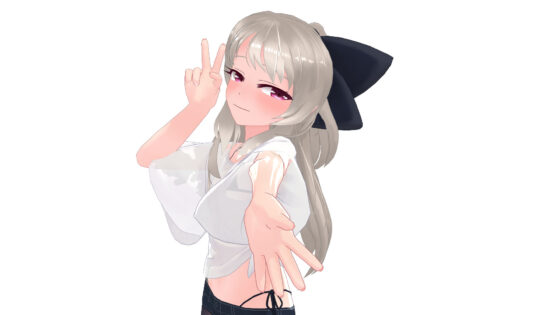 3Dモデル_PMX_つむぎちゃん_オフホワイト_2019年夏(ピンキーweb) - FANZA同人