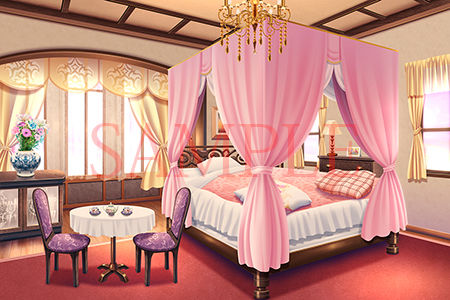 Royalty Bedroom - Copyright-Free Background CG Assets