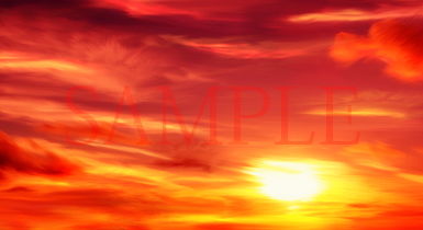 Royalty-Free Background CG Assets: Cloud Materials and Sunset