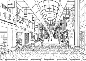 ARMZ Manga Background Collection Vol.8 [Yasuyo] 1200dpi