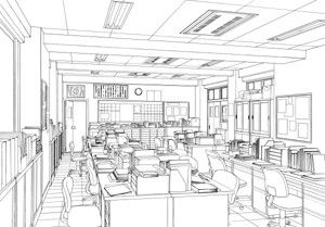 ARMZ Manga Background Collection Vol.7 [Manami] 1200dpi