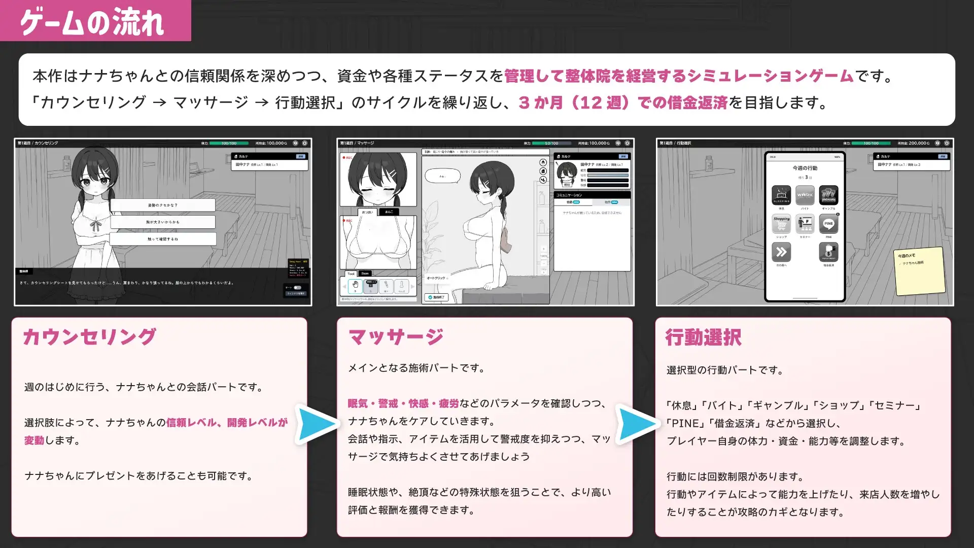 【Android版】ドキドキ!性感マッサージ [ツインテール教] | DLsite