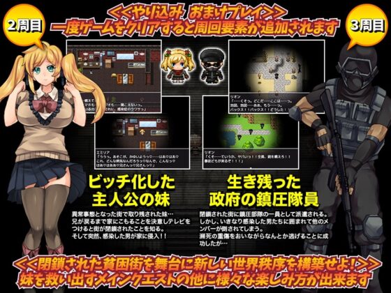 閉鎖貧困街からの脱出～ビッチ化女の逆レイプ地獄～ [いわいじゅしい] | DLsite 同人 - R18