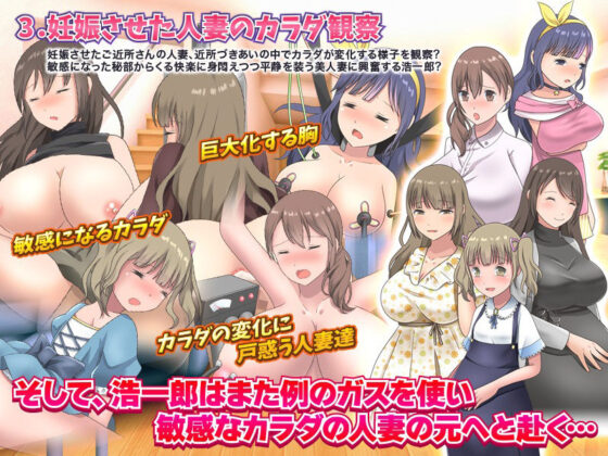 近所の人妻全部妊娠させます！(視萌妻喜) - FANZA同人