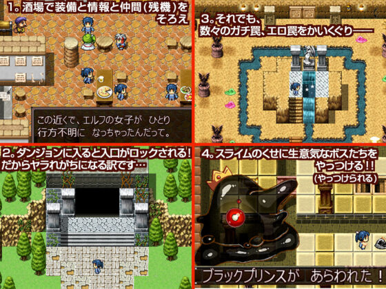 Female Warrior vs Slime! ~Prototype RPG~