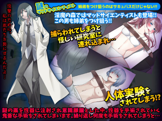 サキュバスの森に迷い込んだ姉弟を脱出させるゲーム(かみつまき) - FANZA同人