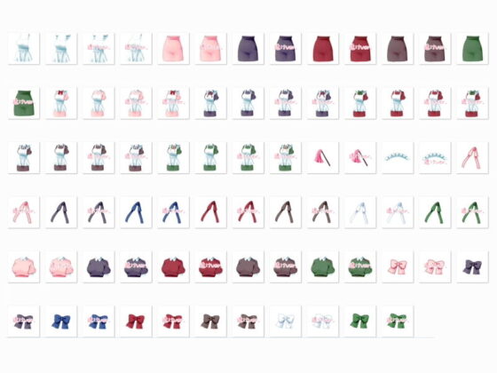 Toshihide Sano's Custom Concept Art - Costume Material Pack Character B Vol.1