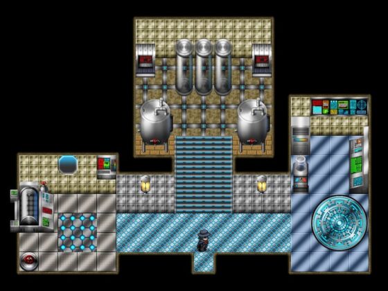 SF近未来〜現代 タイルセット・マップチップ素材 著作権フリー RPGツクール、ウディタ用(サイバーなゲーム) - FANZA同人