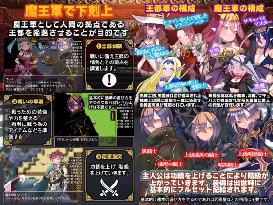 聖騎士試験に落ちたので魔王軍の黒騎士試験を受けました(殿方温泉) - FANZA同人