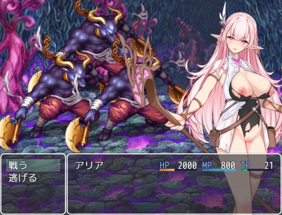 淫欲のエルフ姫アリア(スタジオcute) - FANZA同人