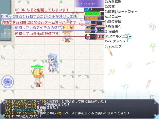 3号と不思議な感じのダンジョン完成版(石垣) - FANZA同人