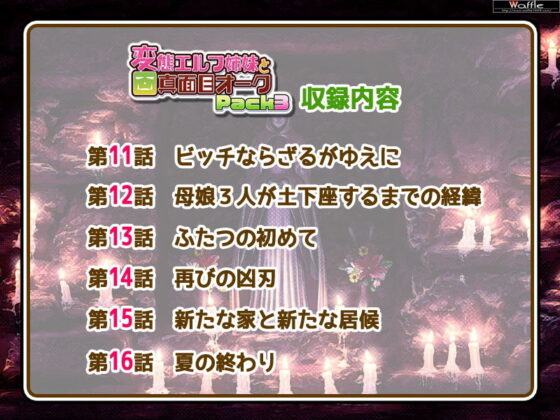 変態エルフ姉妹と真面目オーク Pack3(Waffle) - FANZA同人