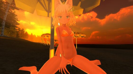 リュージュちゃんと海辺でえっち！3D(すやすや番茶) - FANZA同人