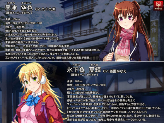 援交ガールズコレクション2 〜オヤジの冬は温泉旅館でぬぷぬぷ編〜(α-MODEL) - FANZA同人