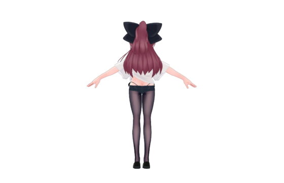 オリジナル3Dモデル_VRC用unitypackage_つむぎちゃん_2019年6月(ピンキーweb) - FANZA同人