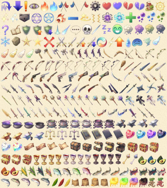 イラストアイコン素材集(森の奥の隠れ里) - FANZA同人