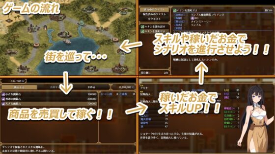 【スマホ版】アキナ・キャラバン [トリプルプレイ] | DLsite