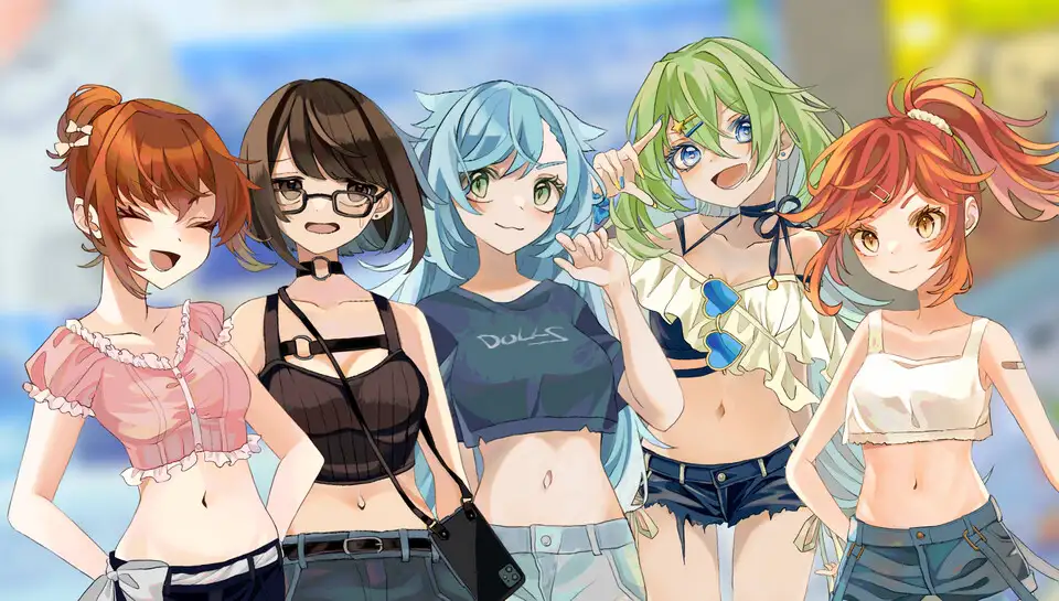 へそ出し少女クリップD1(有料版) [お人形で遊ぼう製作委員会] | DLsite 同人 - R18