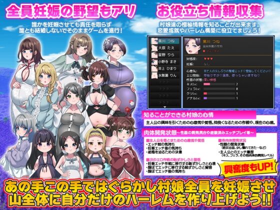 妊娠ハーレム生活シミュレーション [リボン] | DLsite 同人 - R18