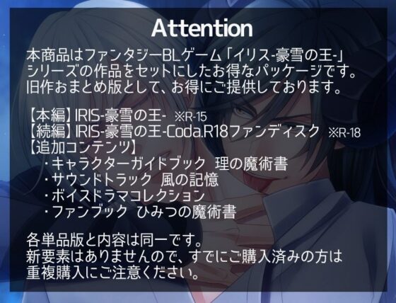 感動×凌●！BLアドベンチャーゲーム完全パック【魔法学校の先生/本編＋FD＋ボイスドラマ/敗戦凌●要素あり/旧作おまとめ版】
